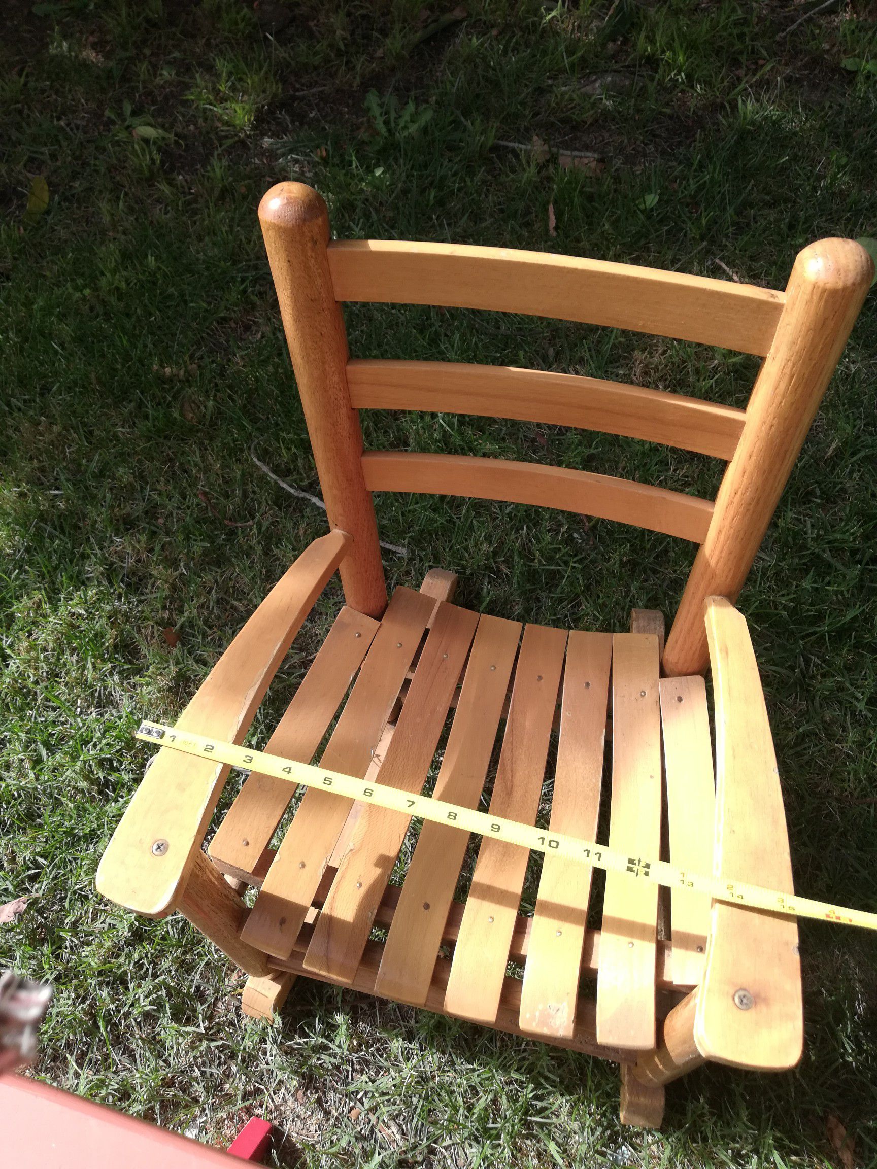 Kid's wooden rocking chair.  Make Offer.
