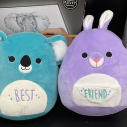2 squishmallow 8”