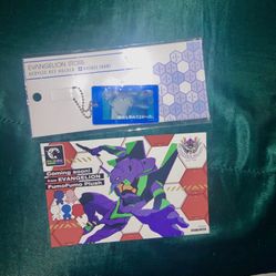AX 2025 30th Anniversary Evangelion postcard promo/Key Chain Shinji Ikari