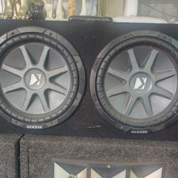 Twin 12 Inch Kicker Subwoofer