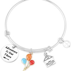 Kivosliviz Dis Up Merchandise Bracelet Travel Vacation Gifts for Women Adventure Gifts Bracelet