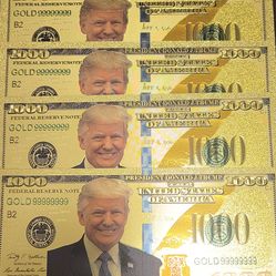 Trump gold foils