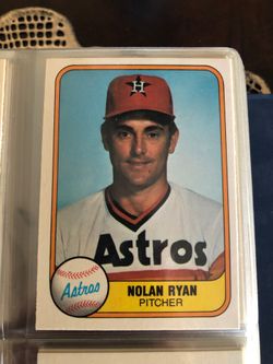Nolan Ryan 1981 Fleer