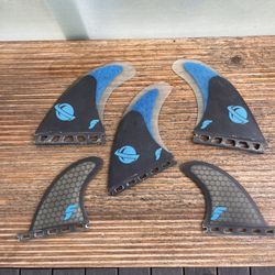 Futures Lost Mayhem 5 Fin Tri Quad Surfing Fin Set