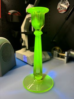 Vaseline Uranium candle Holder