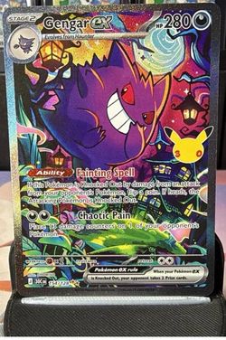 Pokemon 30th anniversary Gengar ex 154/128