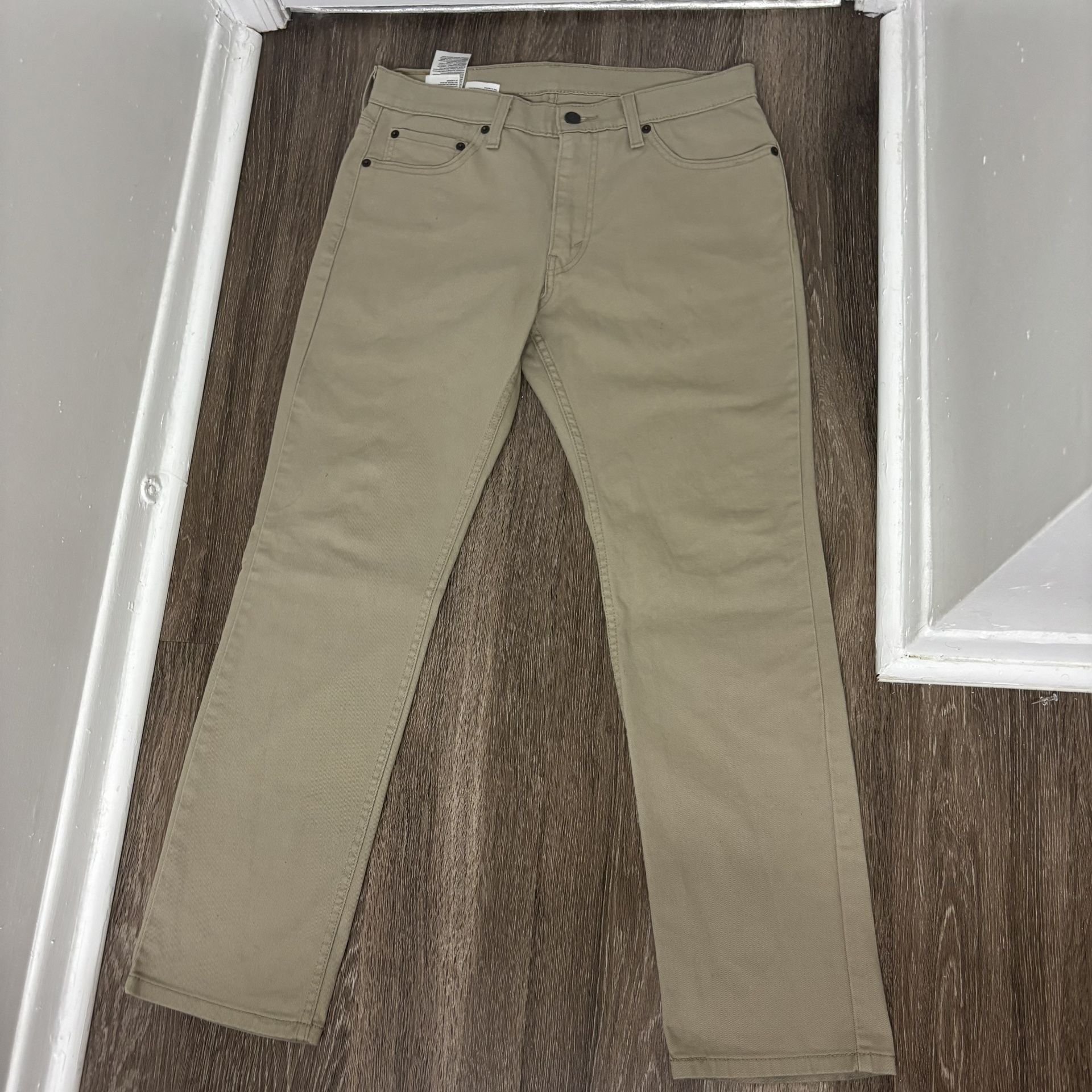 Brand new Tan Levi's 511 slim fit jeans