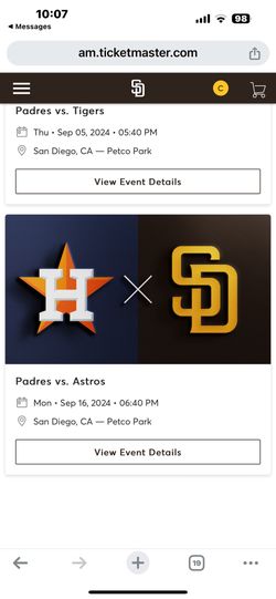 Padres Tickets