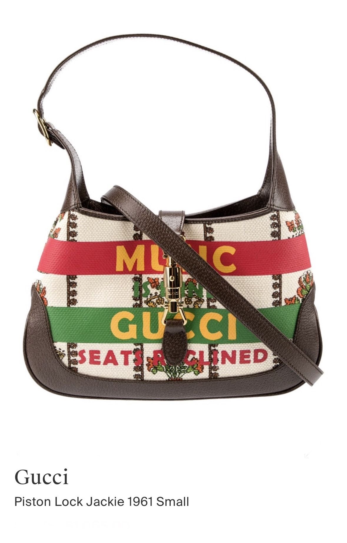 Gucci Piston Lock Jackie 1961 Small