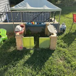 Boys Outdoor Grill Playhouse 