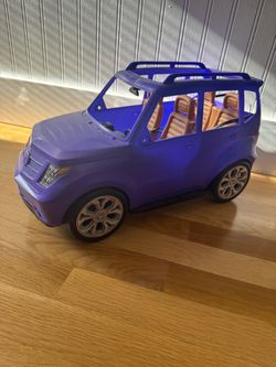 Barbie Purple SUV Toy Car