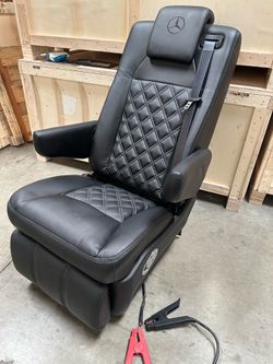 New, Leather, Power, Captain’s Van Seats, Power