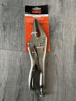 Valley Locking Long Nose Plier CR-V
