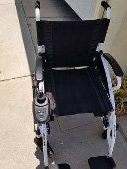 Folding power wheel chair