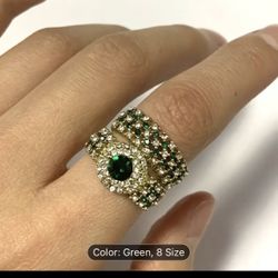 Emerald Gold Ring 