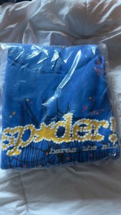 1:1 Sp5der Blue/Yellow Hoodie