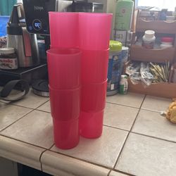 8 Vasos De Tupperware