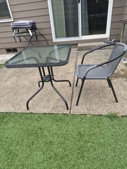 Outdoor set- table+chair