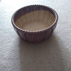 Beautiful purple ceramic bowl(10")
