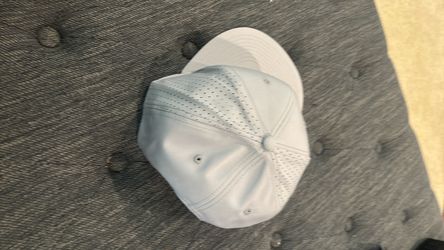 Light gray snap back hats