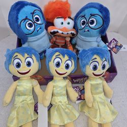 6pcs. Inside Out 2 Talking Plush Toy Set Brand New (Price Is Firm)