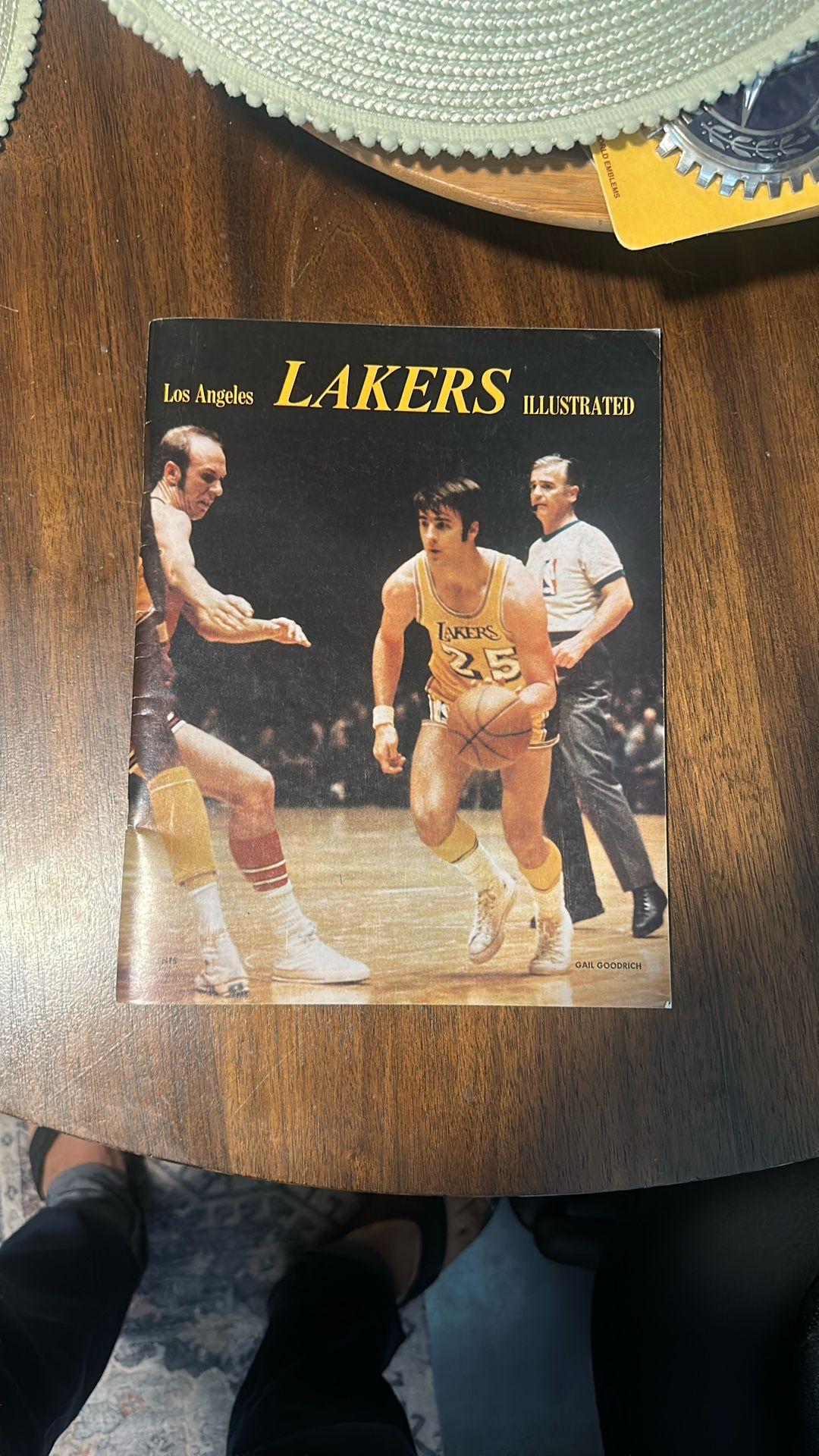 1972 Los Angeles Lakers PROGRAM vs Warriors 3-19 * NBA Record 63-point Victory