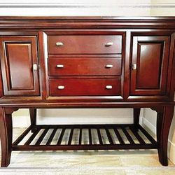 Timeless Wooden Entryway Credenza -Sell to Best offer