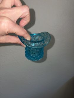 Fenton glass hat