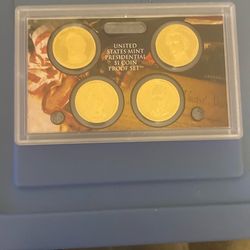 2010 United States Mint Presidential $1 Coin Proof Set.