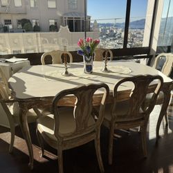 Vintage shabby chic Dining Table Set
