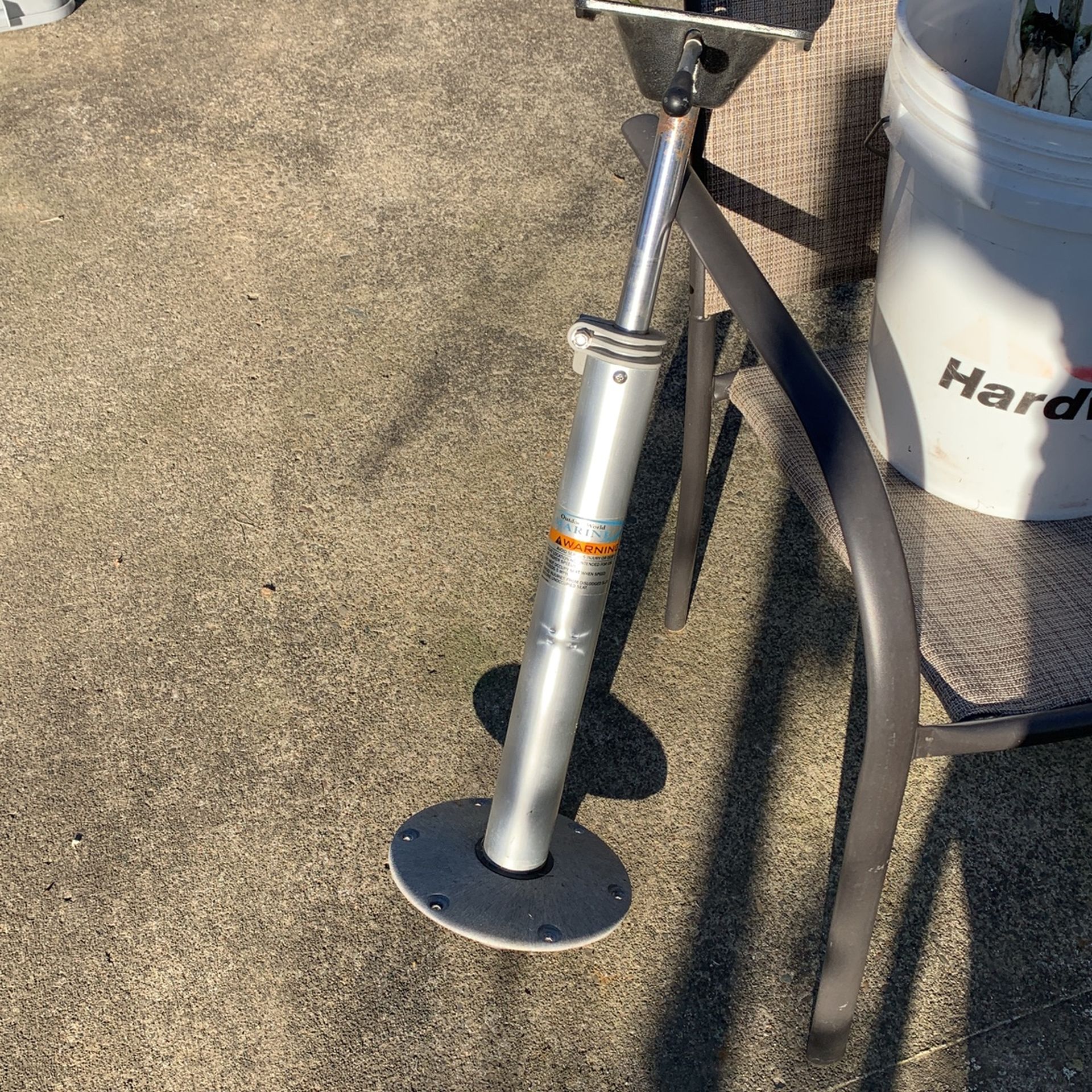 Adjustable Height Boat Seat