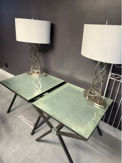End tables and lamps