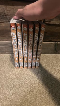 Attack on Titan manga 1-6