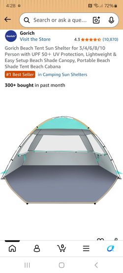 Beach tent new in bag pick up in pomona $45