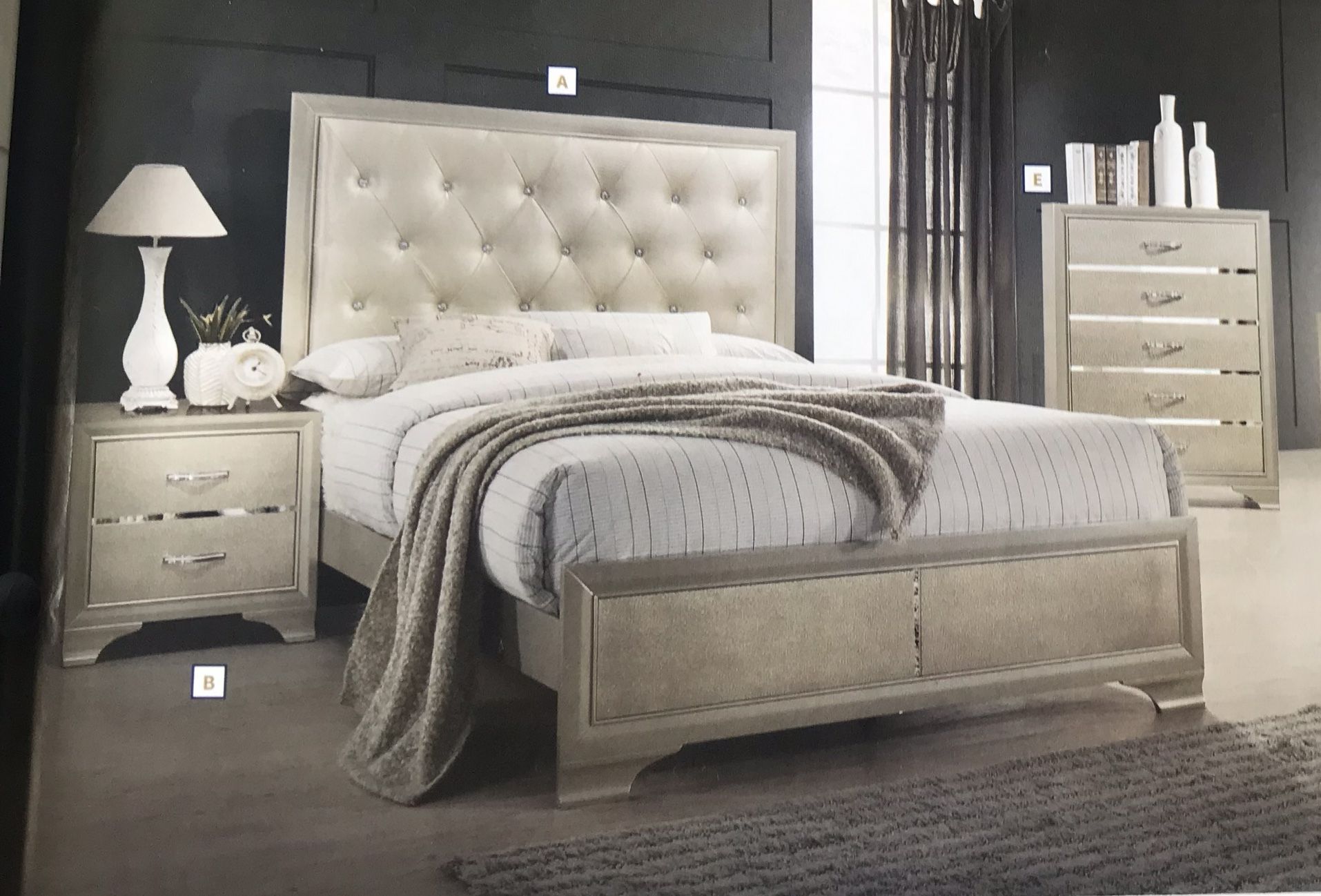 Brand New Queen Size Bed With Mattress $499.financing Available No Credit Needed