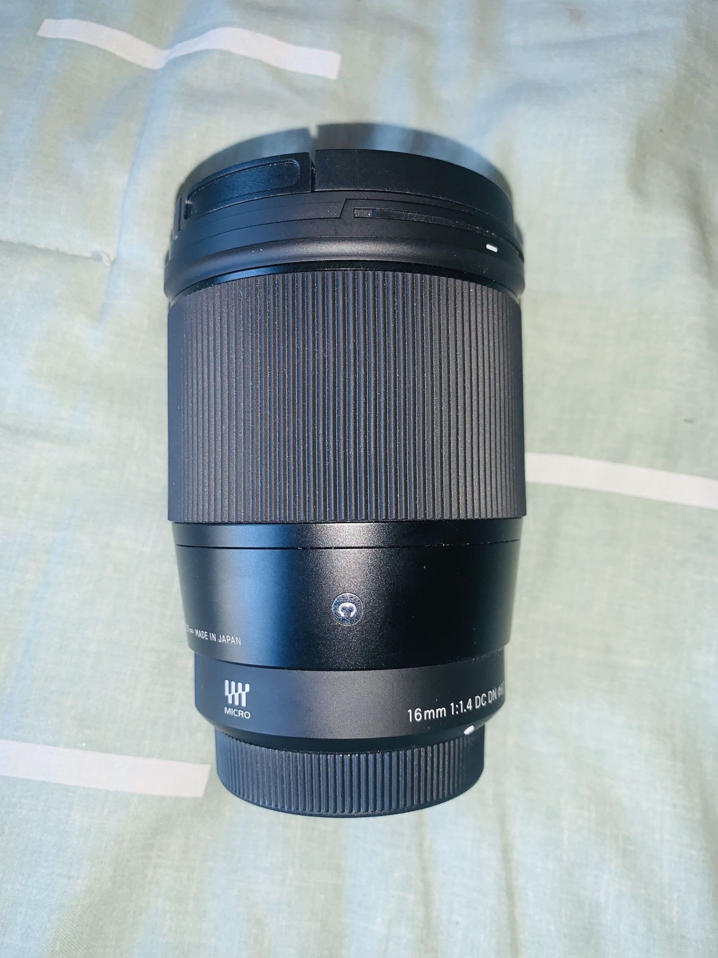 Sigma 16mm f/1.4 DC DN Contemporary Lens.