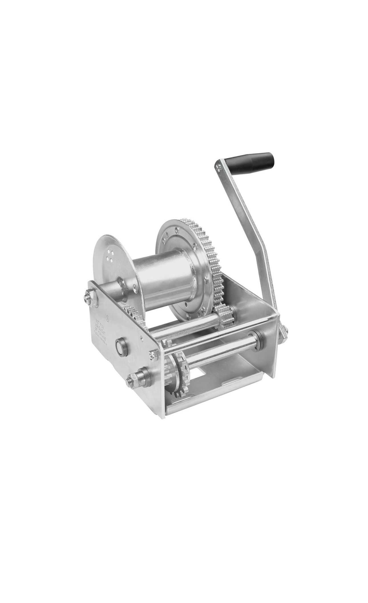 Fulton  Brake Winch, 2,500 Ibs. Capacity, No Strap, Silver