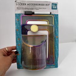 NEW Pen Gear 5pc Locker Accessory Kit Rainbow Limited Edition