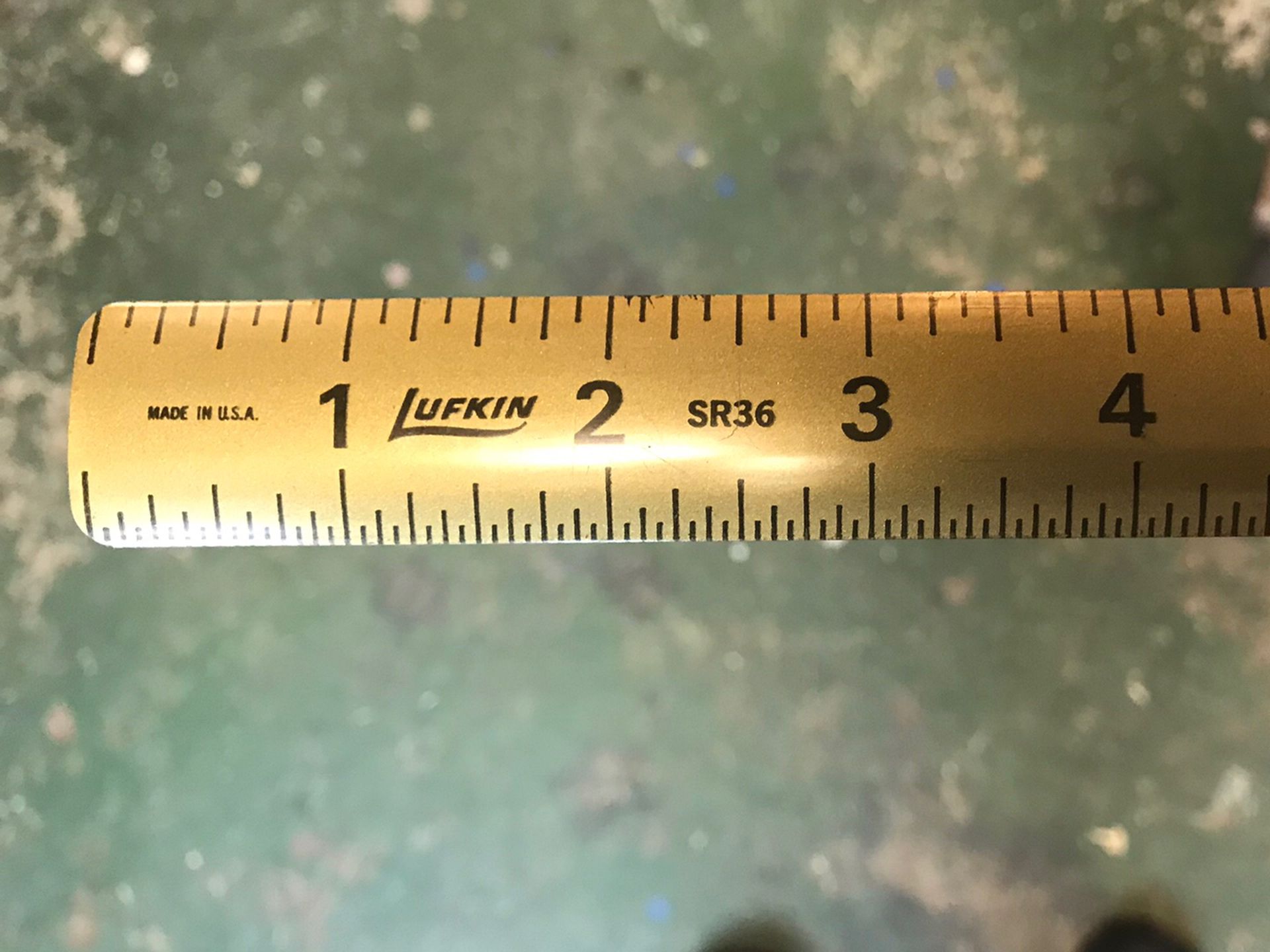 Vintage Lufkin Metal Snap Roll Tape Measure Yard Stick Ruler 36