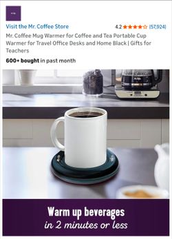 Mr coffee mug warmer