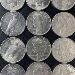 1(contact info removed) Silver Dollars Morgan & Peace 90% U.S. Coins 