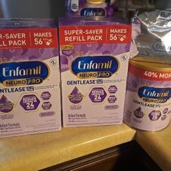 Lot Of Enfamil Baby Formula And Extras! 