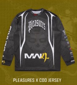 COD MW4 x Pleasures Jersey Size XL Fanatics Fest NYC 2026 Exclusive