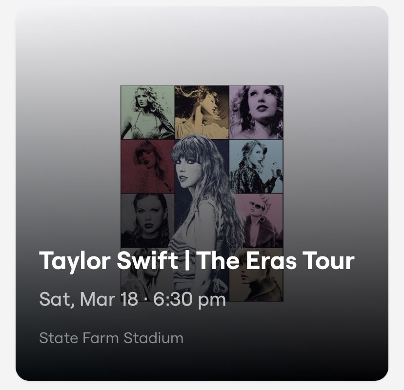 Taylor Swift Tickets!  Saturday, March 18 $350