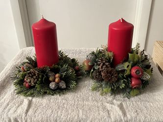 Holiday Candle Centerpiece