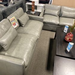 Leather Sofa & Loveseat ☺️🚚 Easy Financing ! $2,899! 
