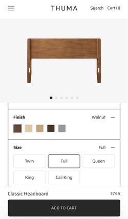 NEW THUMA Classic Bed Headboard (Free Delivery, Full Size)