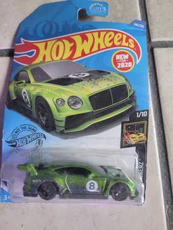 Hotwheels 2018 Bentley Continental Gt3