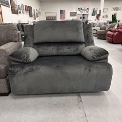 Wide Recliner | Clonmel Charcoal | Dark Grey