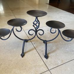 Iron Candle Holder